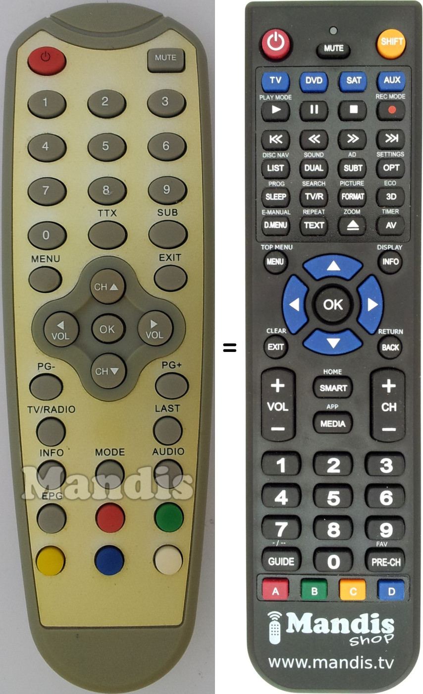 Telecomando equivalente REMCON1541