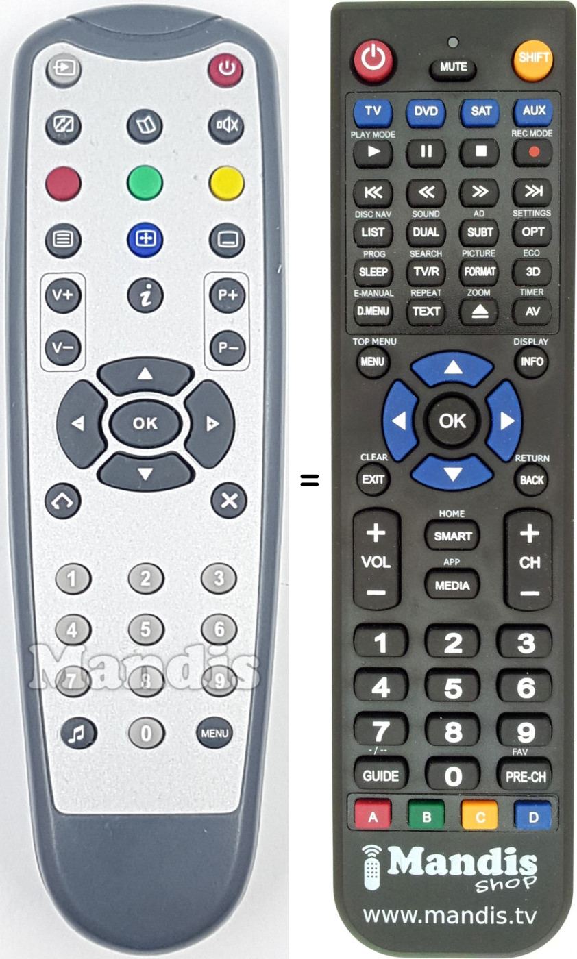 Telecomando equivalente REMCON1551