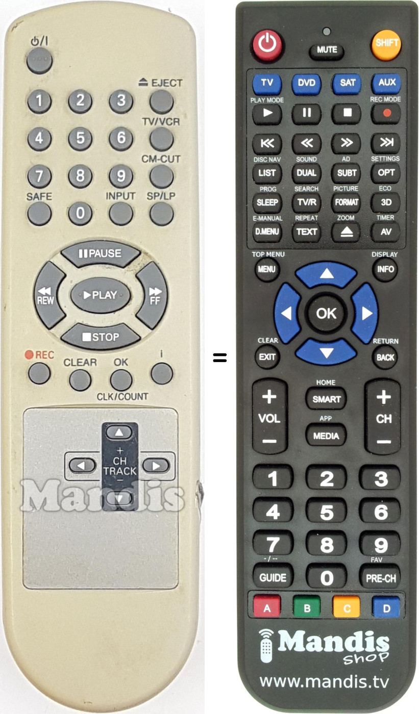 Telecomando equivalente REMCON1716