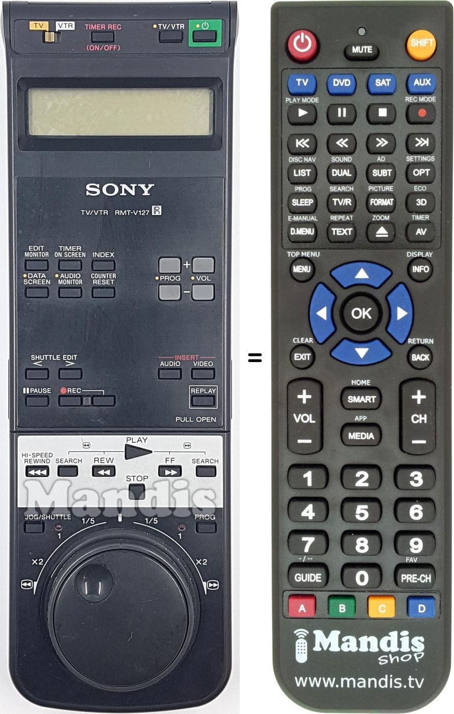 Telecomando equivalente RMT V127