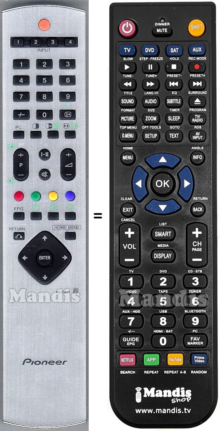 Telecomando equivalente Pioneer AXD1481