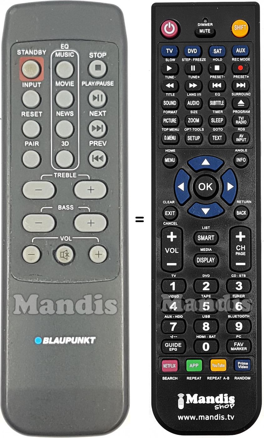 Telecomando equivalente BLP9910001