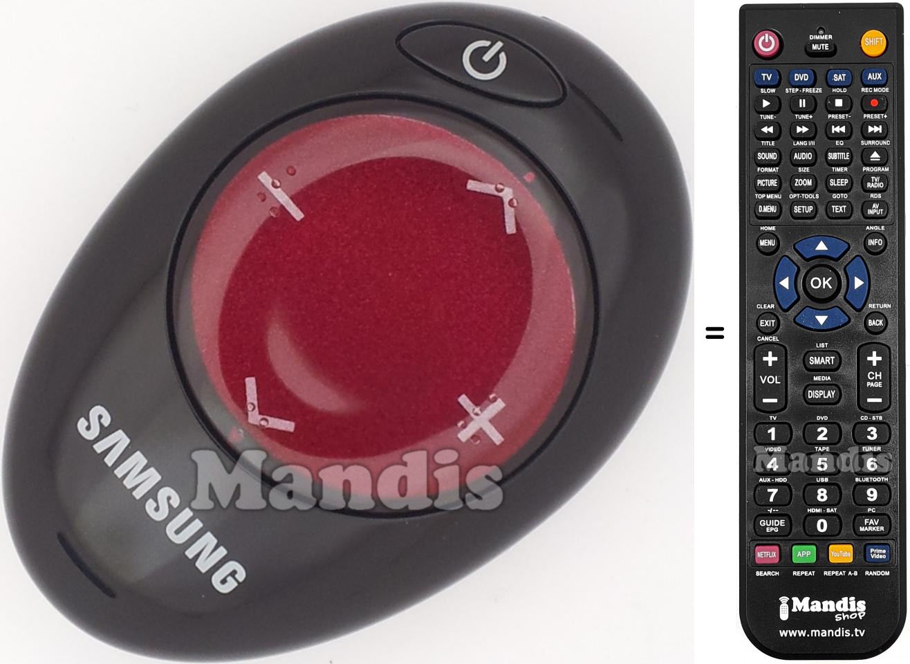 Telecomando equivalente Samsung BN5900788B