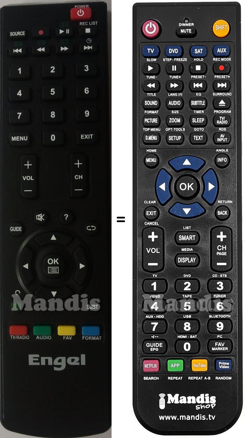 Telecomando equivalente Engel Everled1