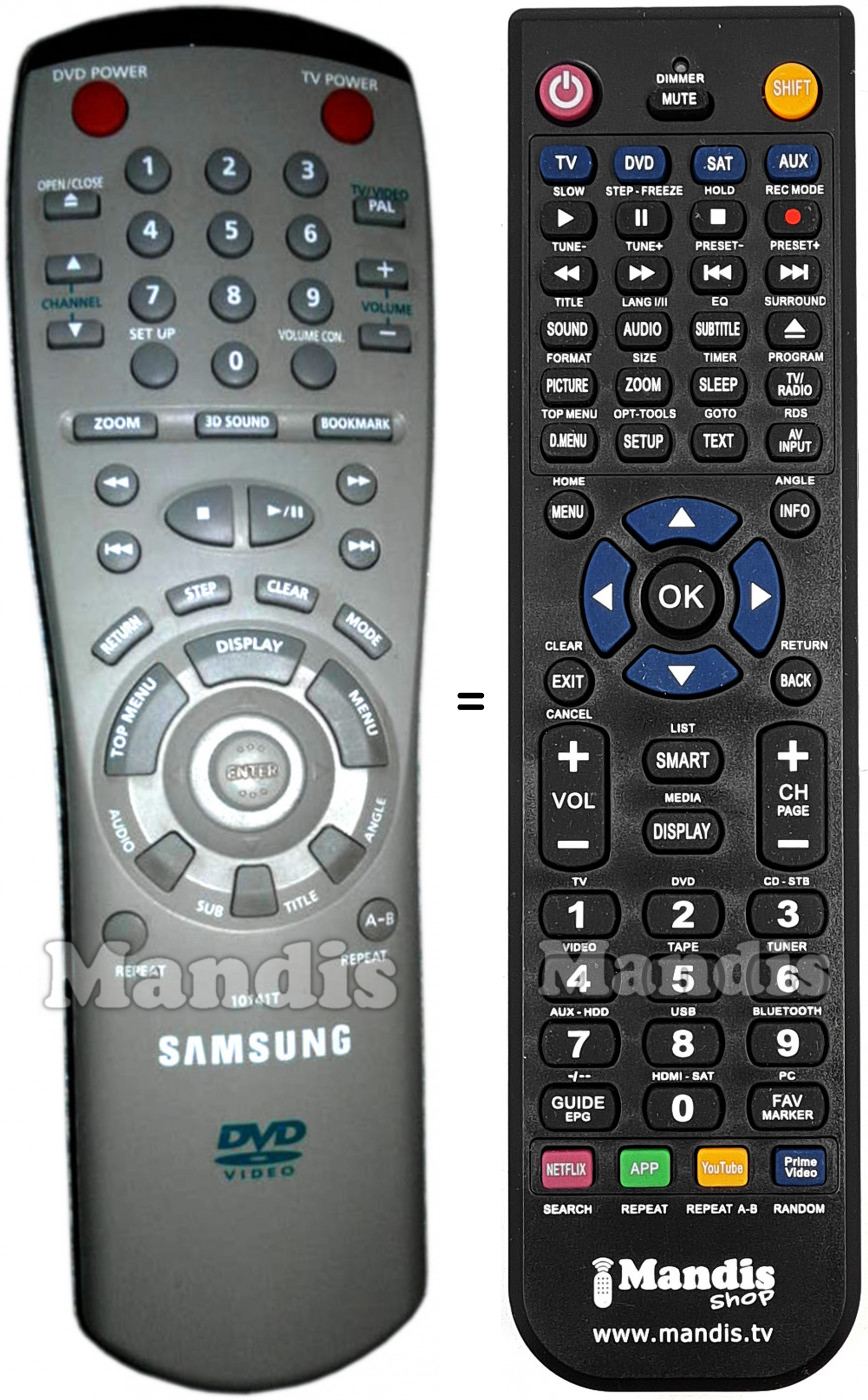 Telecomando equivalente Samsung 10141T