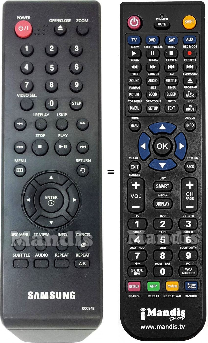 Telecomando equivalente Samsung AK5900054B