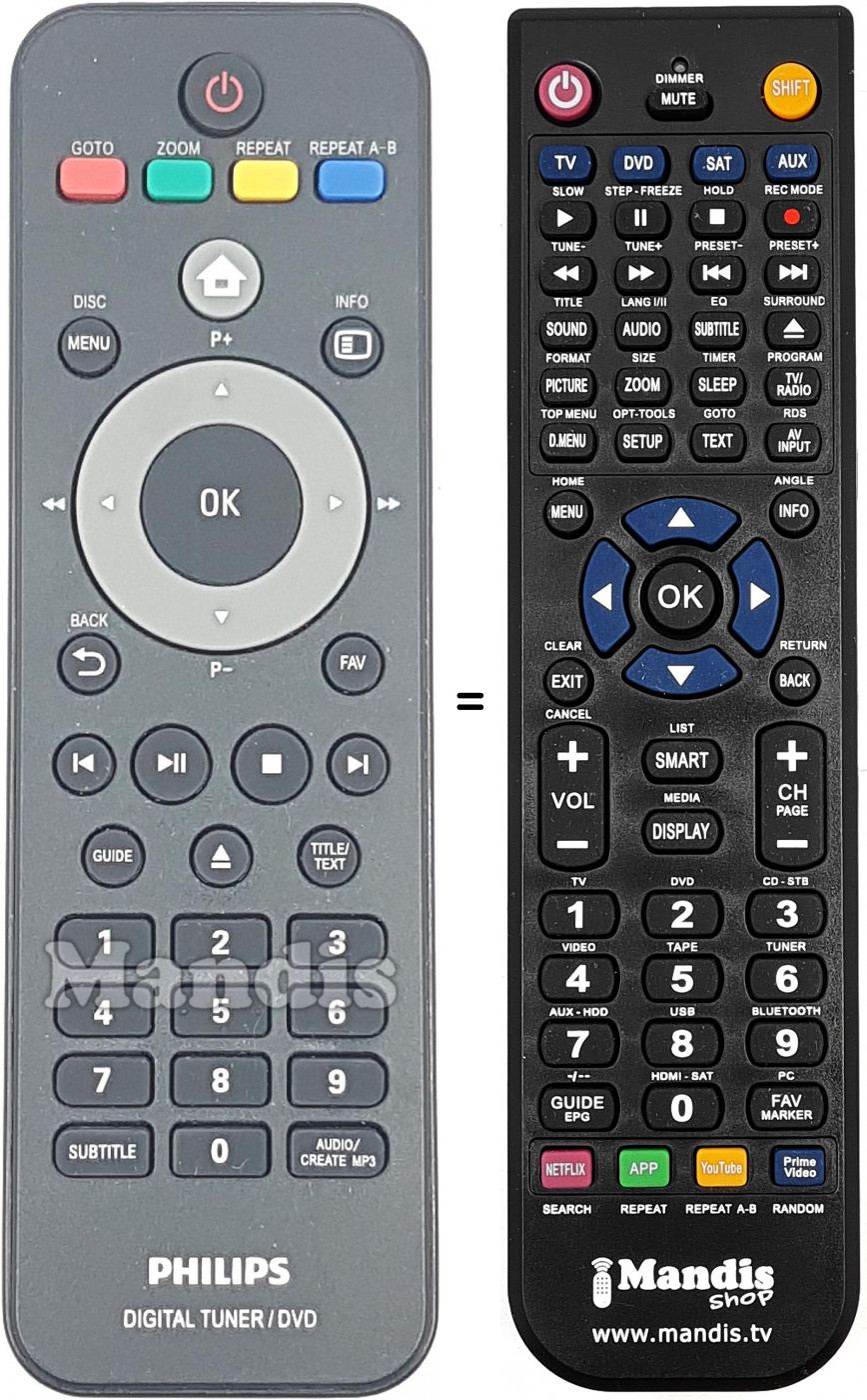 Telecomando equivalente 1014000685