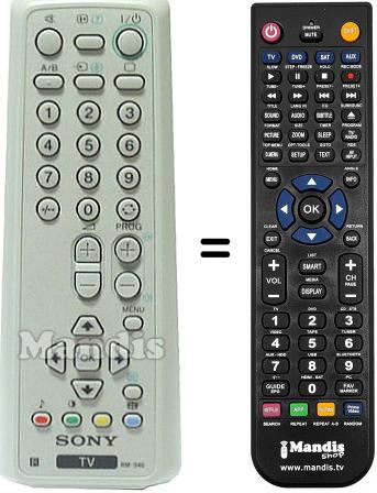 Telecomando equivalente Sony RM 946