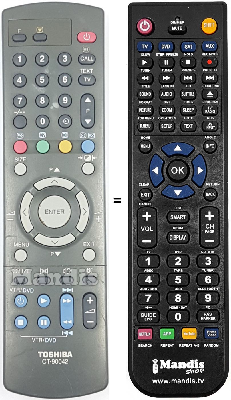 Telecomando equivalente CT-90042
