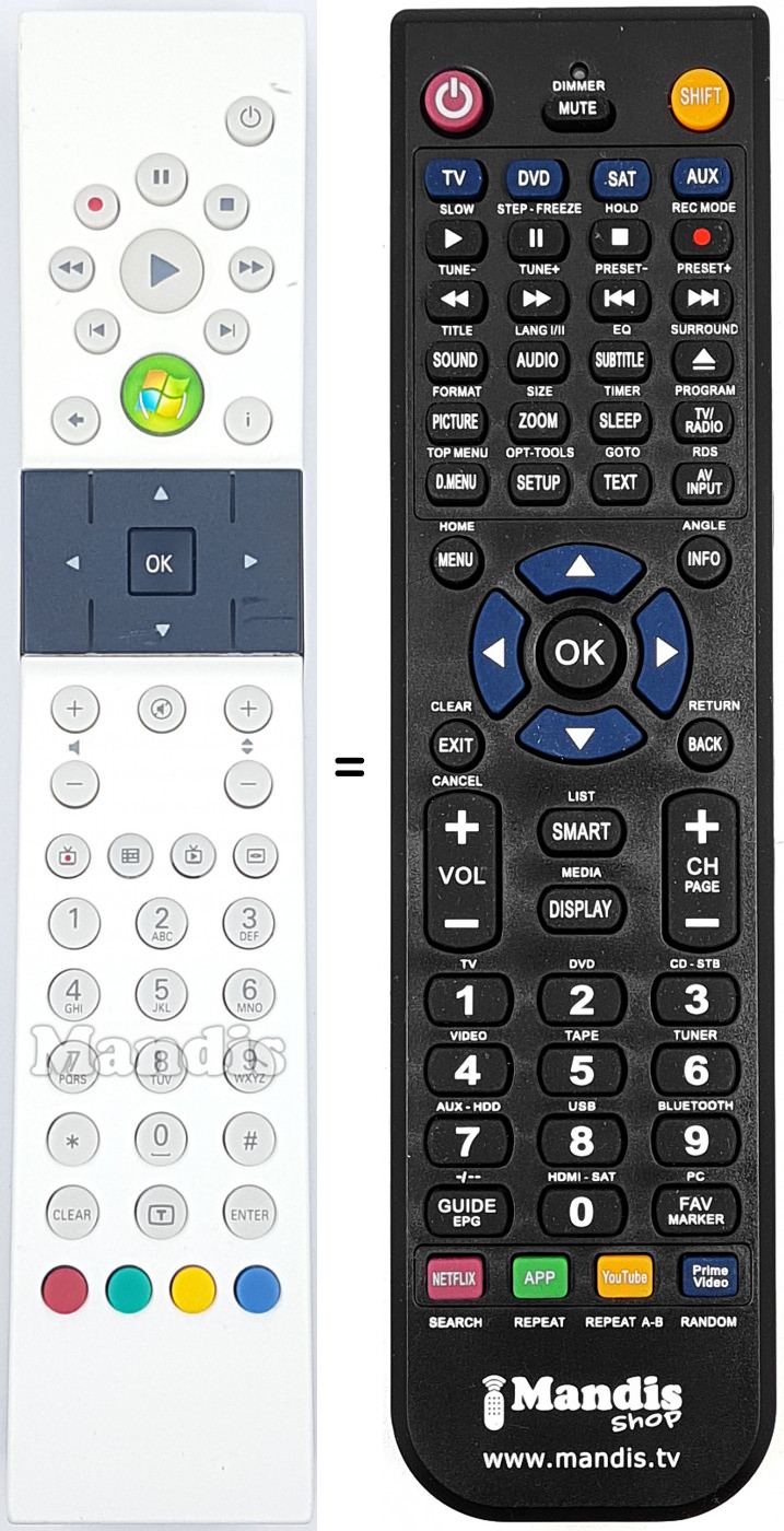 Telecomando equivalente RC1974500-00