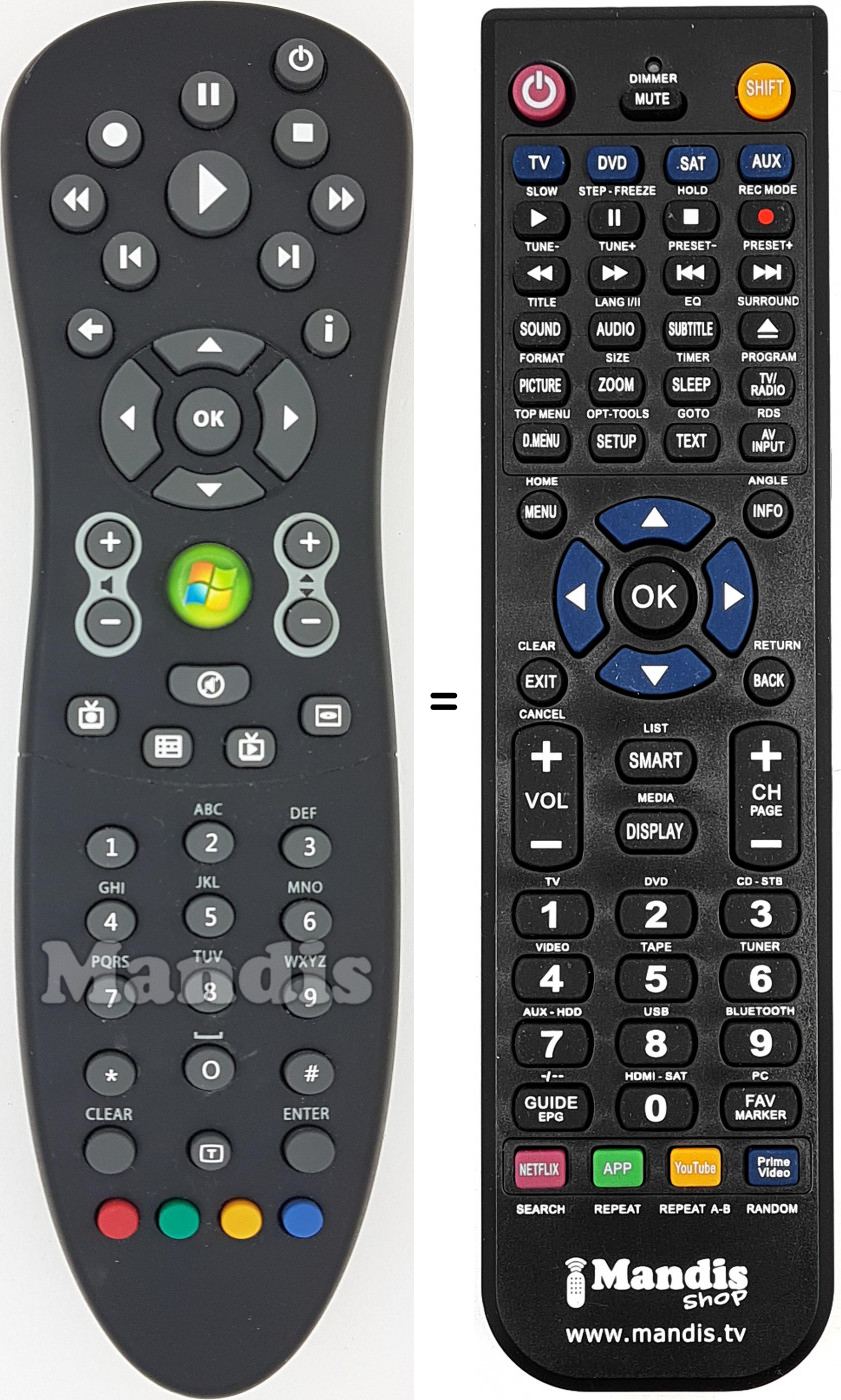 Telecomando equivalente RC153452400G