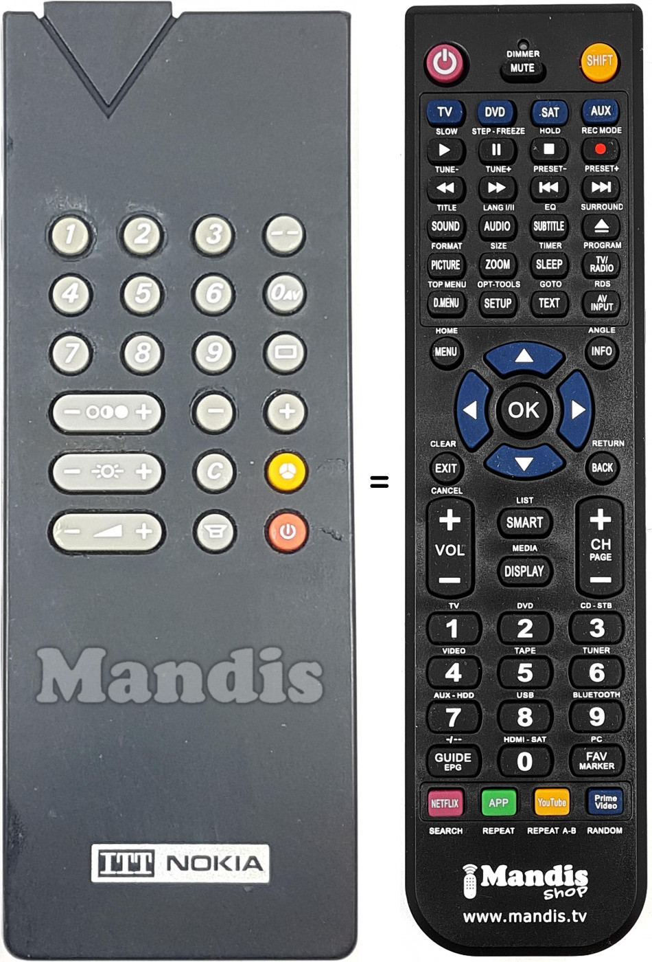 Telecomando equivalente 56521353