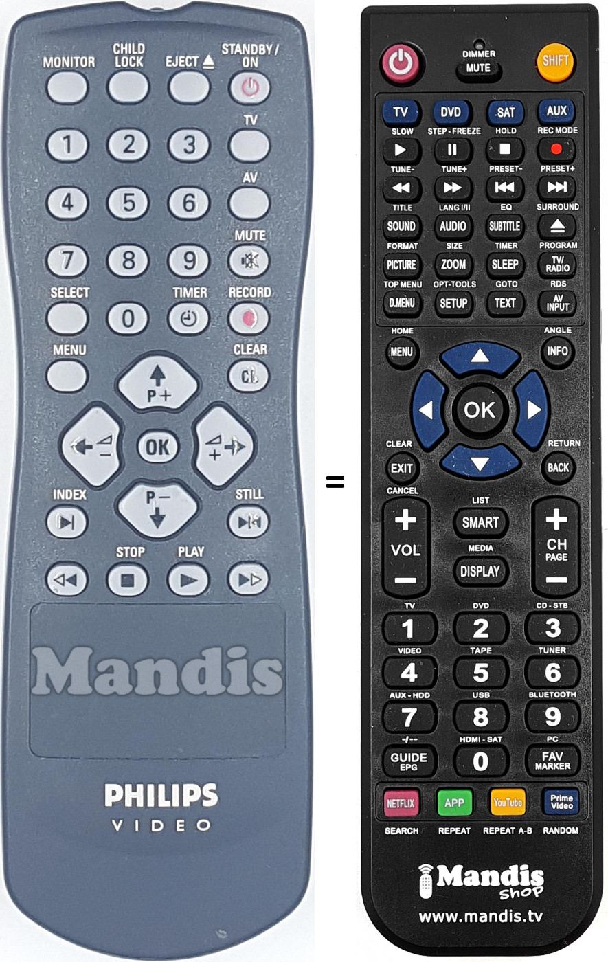 Telecomando equivalente 862266111101