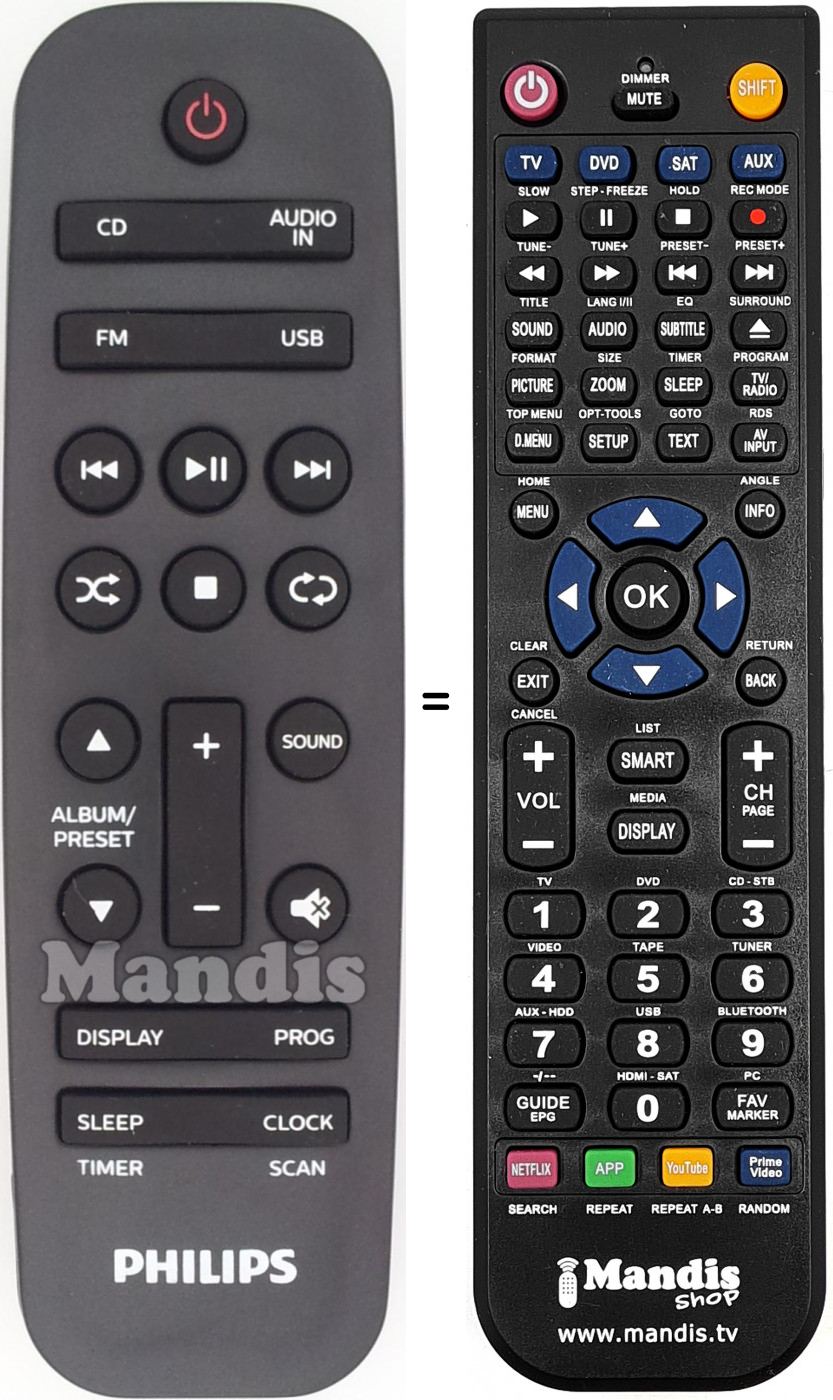 Telecomando equivalente 996580009857