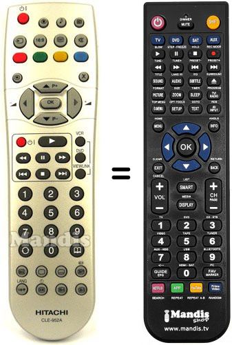 Telecomando equivalente Hitachi CLE952A