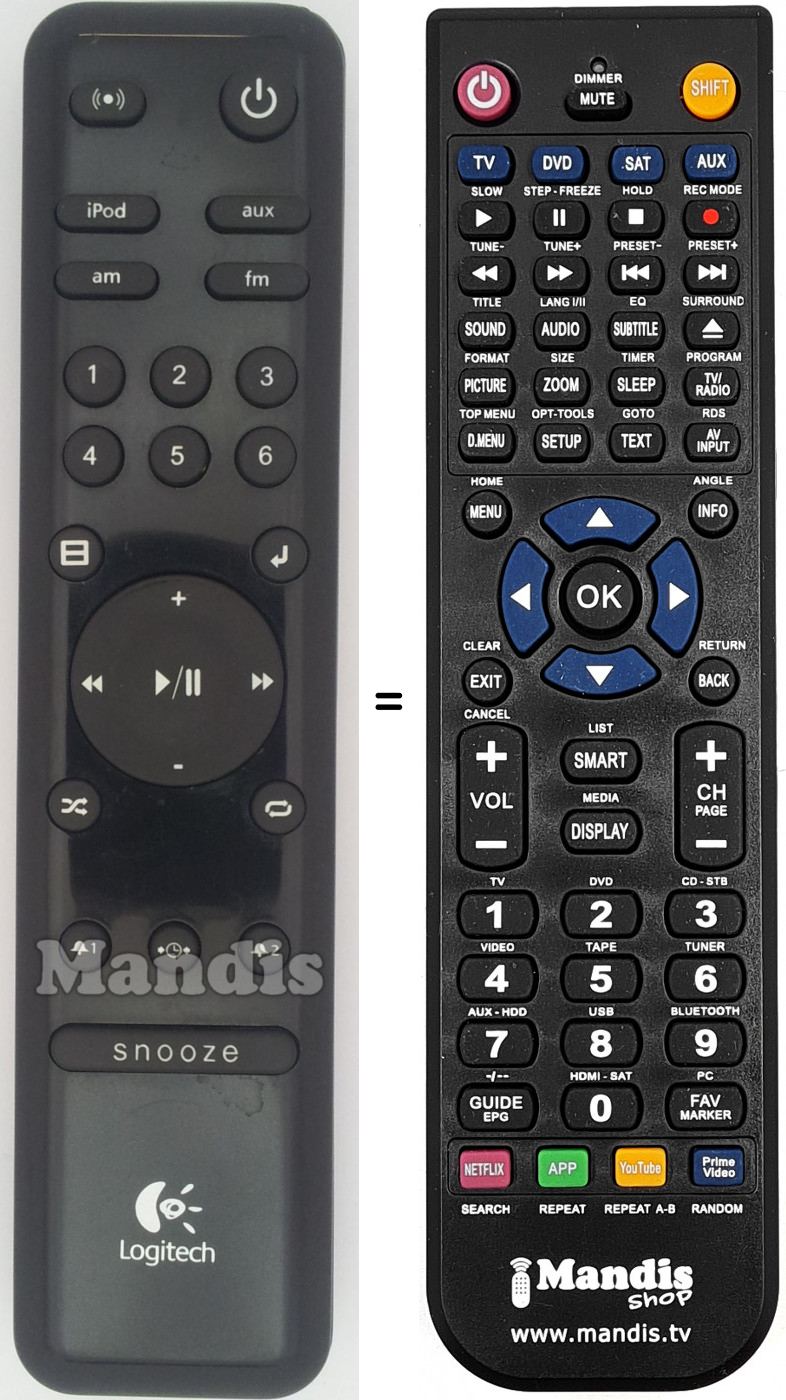 Telecomando equivalente LOG001