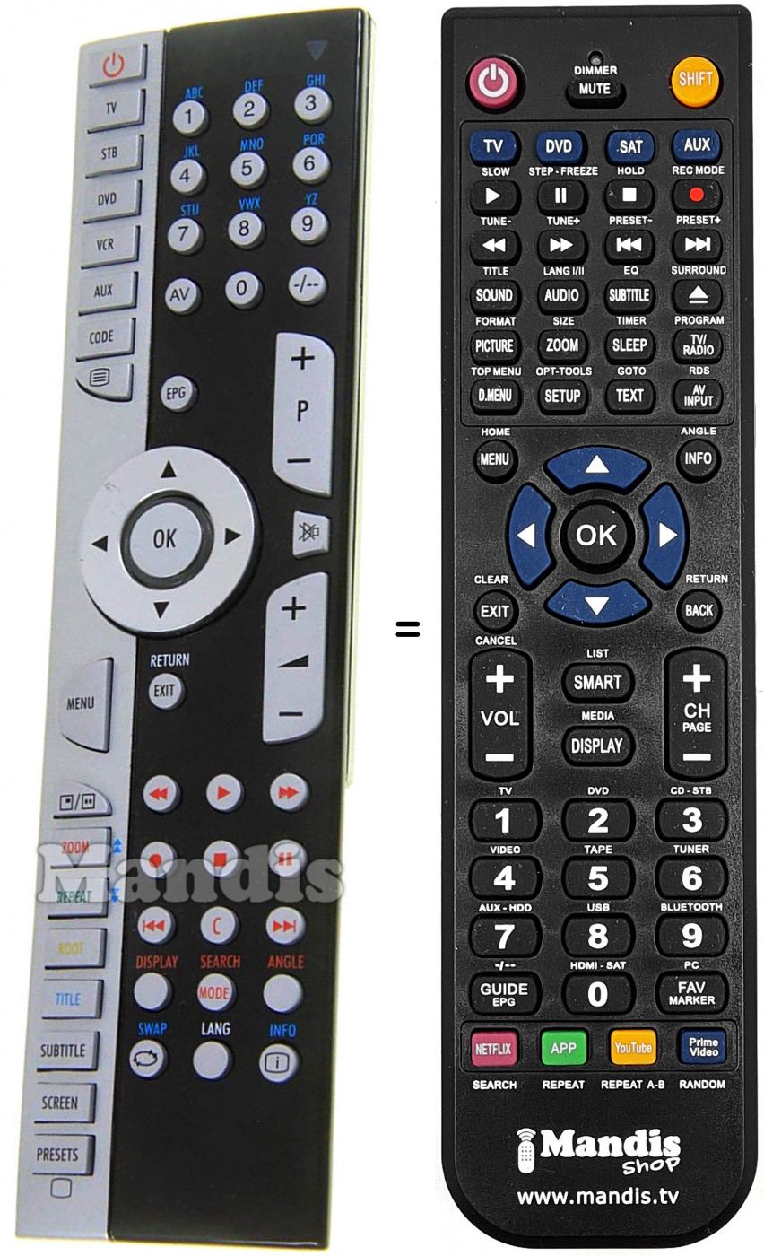 Telecomando equivalente 40029057