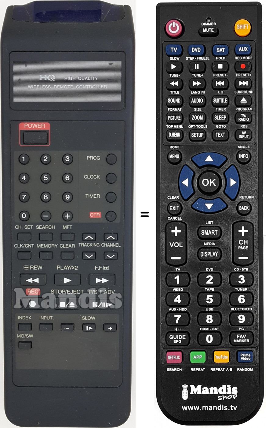 Telecomando equivalente REMCON1586