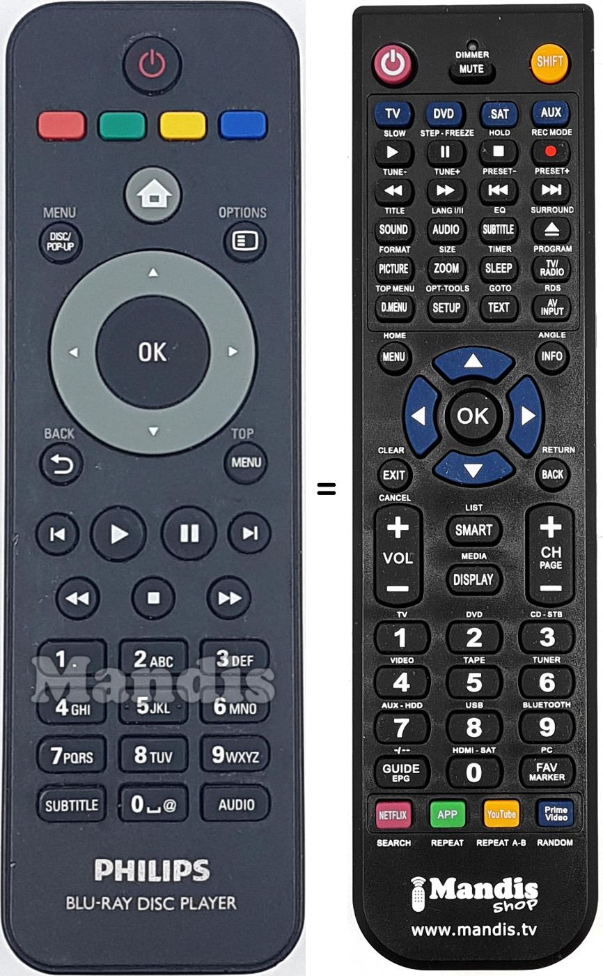 Telecomando equivalente REMCON1663