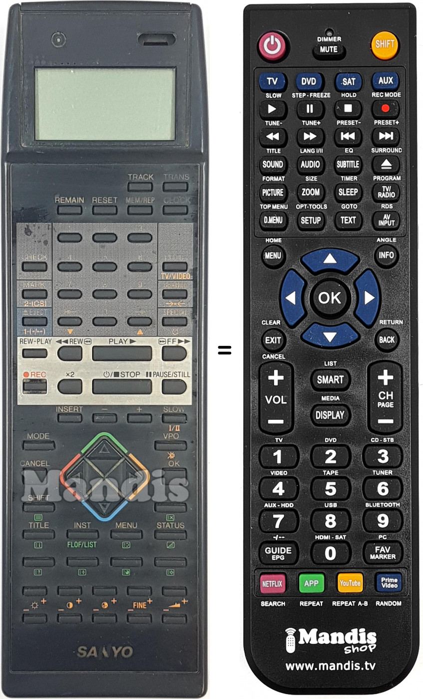 Telecomando equivalente REMCON2027