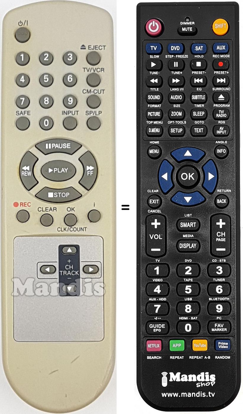 Telecomando equivalente REMCON2056