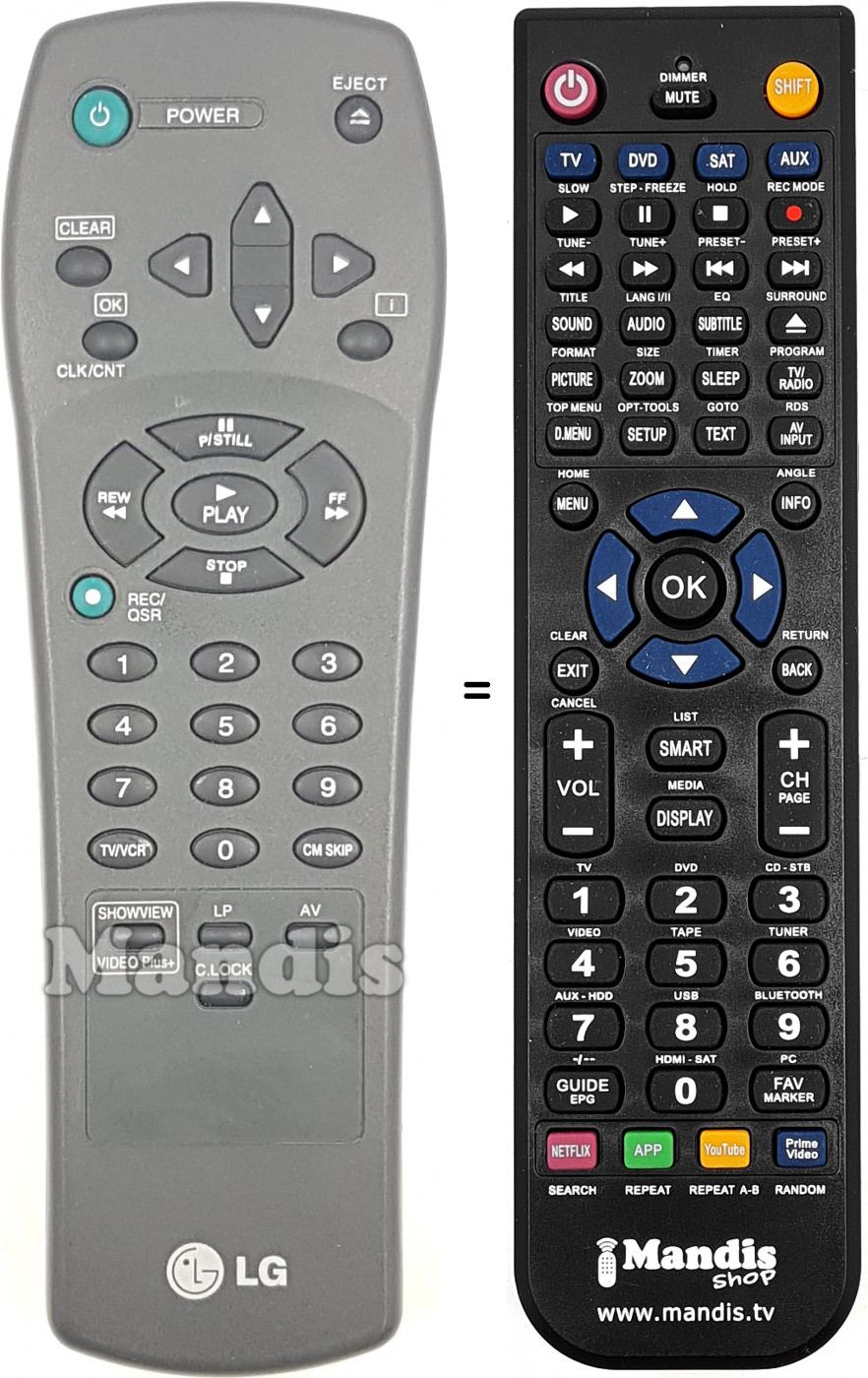 Telecomando equivalente REMCON2069