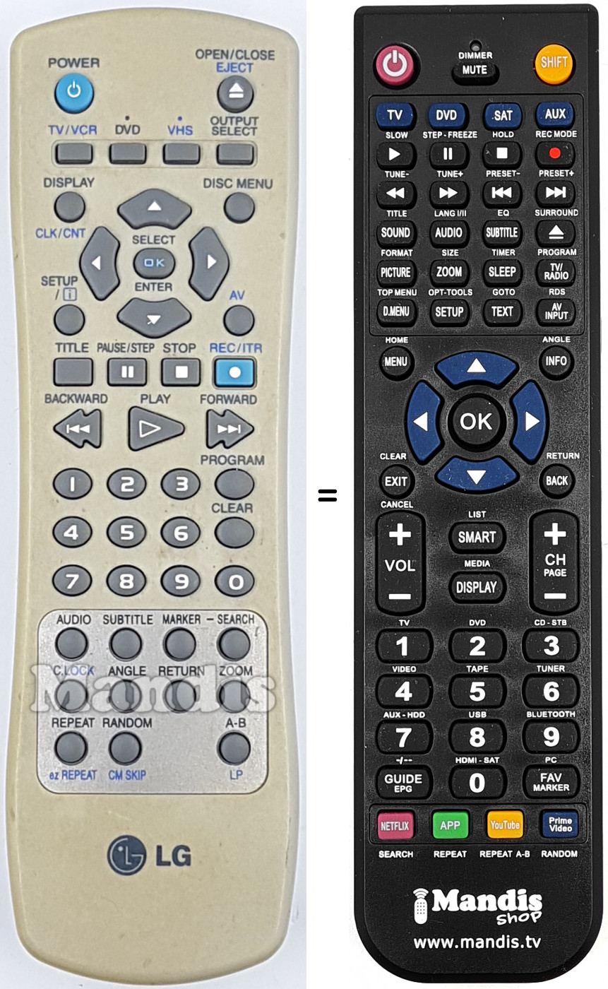 Telecomando equivalente REMCON2179