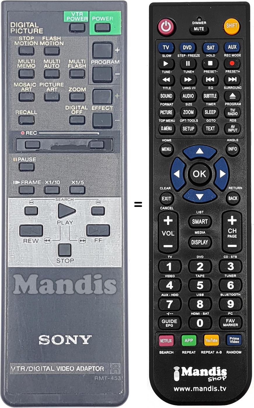 Telecomando equivalente RMT-453