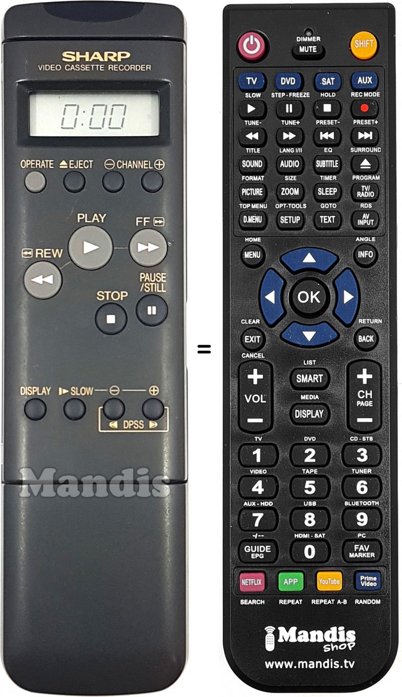 Telecomando equivalente RRMCG0982GESA