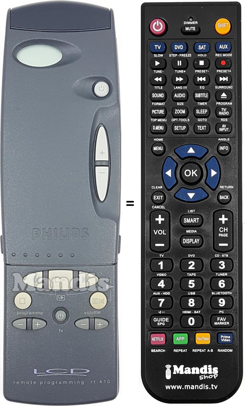 Telecomando equivalente RT410