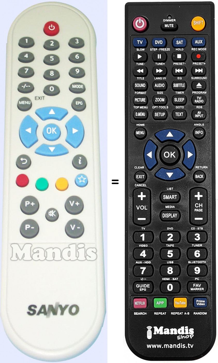 Telecomando equivalente RC1523101-S0