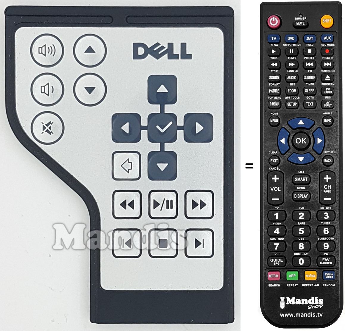 Telecomando equivalente RC1761701-00