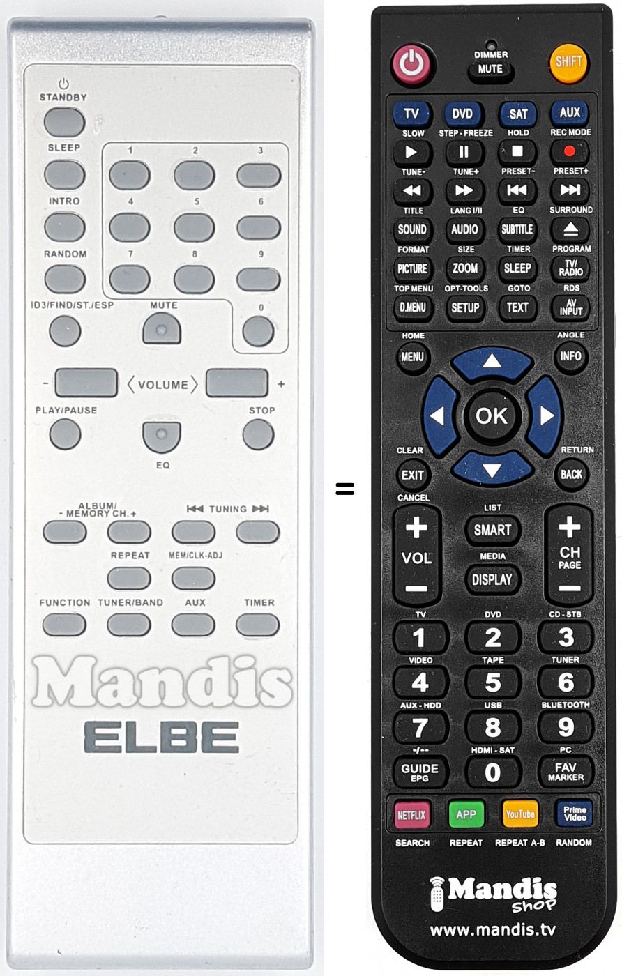 Telecomando equivalente ELB001