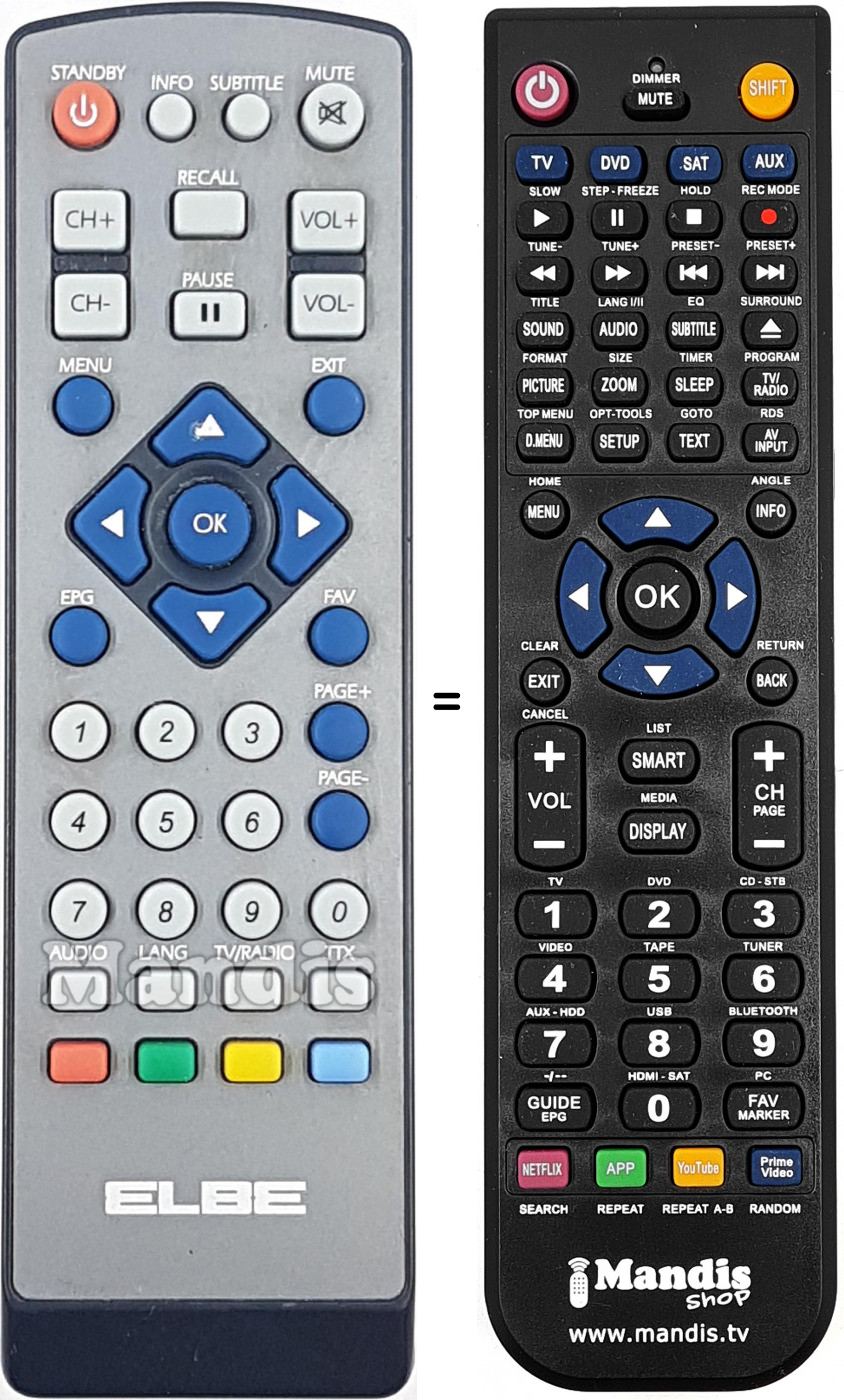 Telecomando equivalente ELBE006