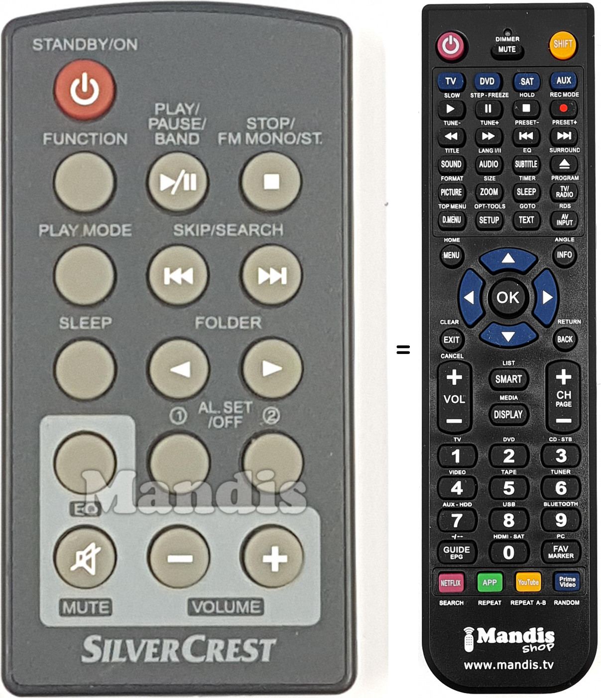 Telecomando equivalente KH-2311
