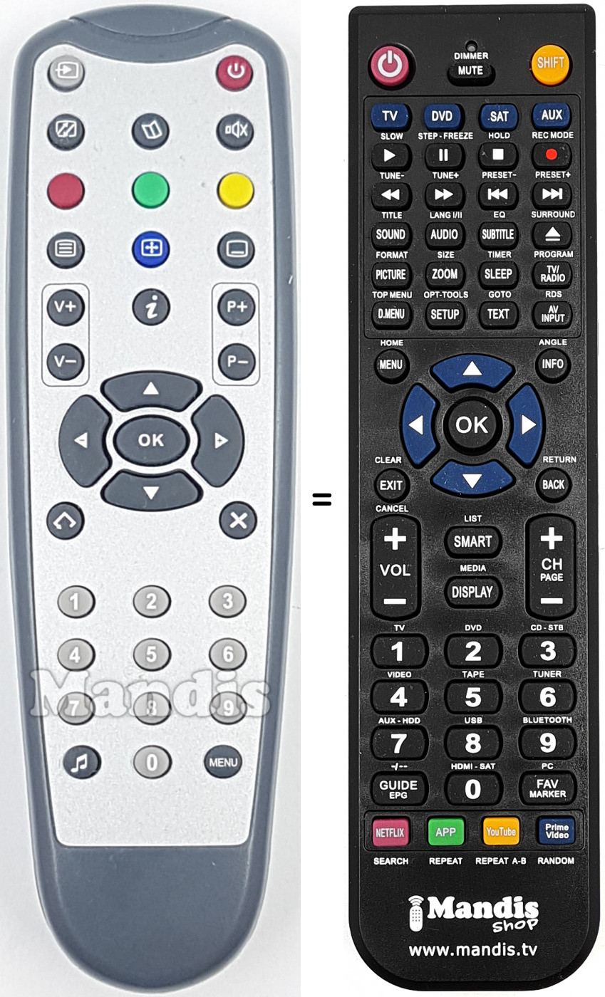 Telecomando equivalente REMCON1551