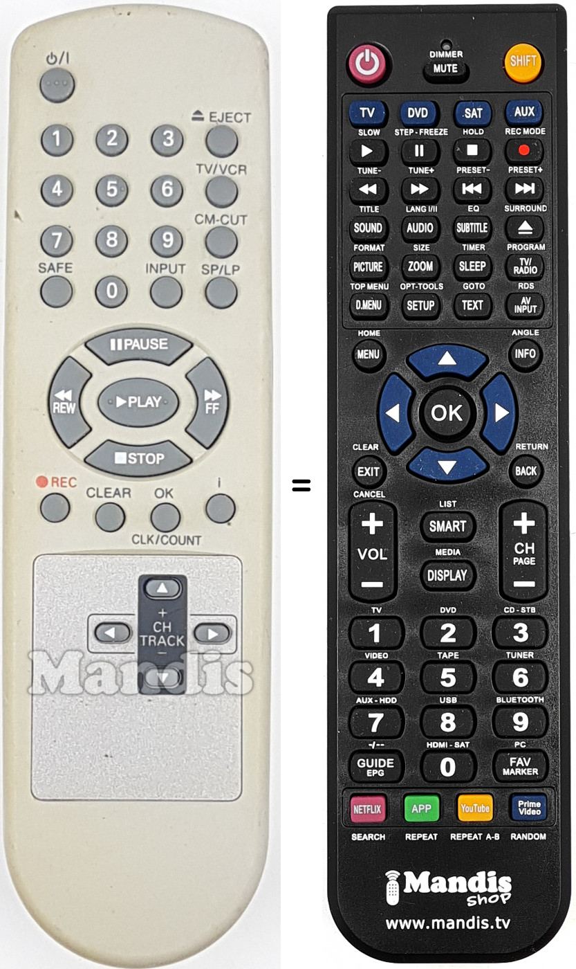 Telecomando equivalente REMCON1808