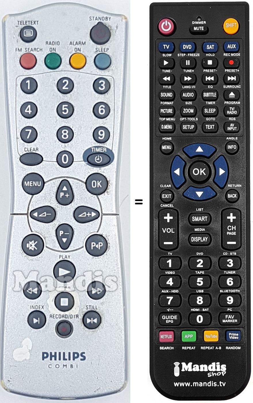 Telecomando equivalente REMCON1849