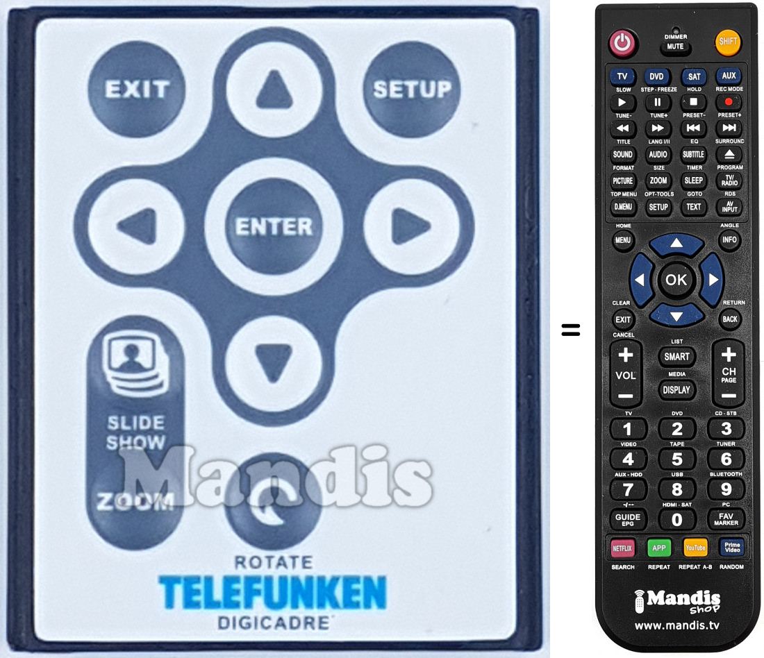 Telecomando equivalente REMCON1906