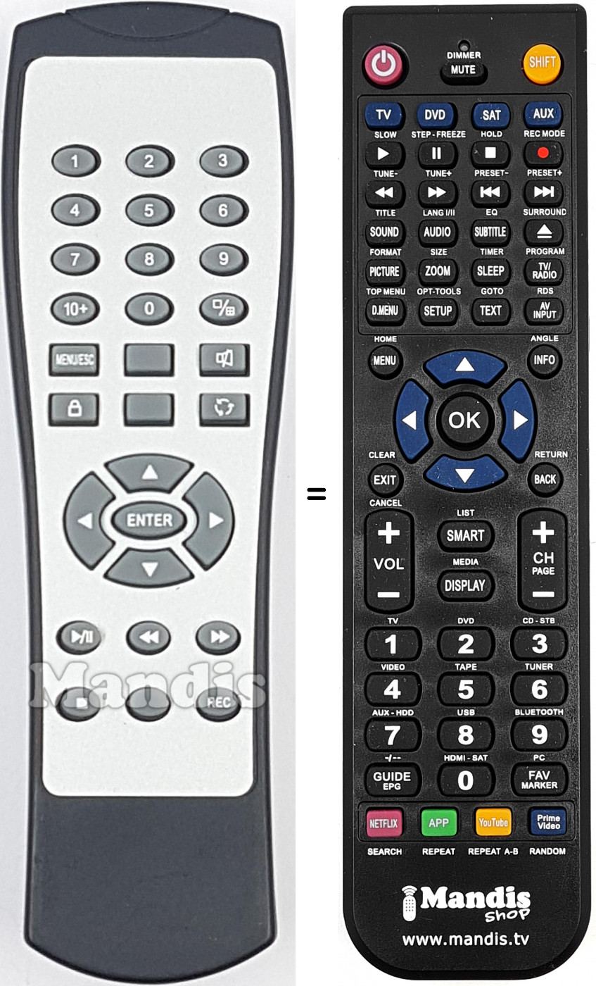 Telecomando equivalente REMCON1975