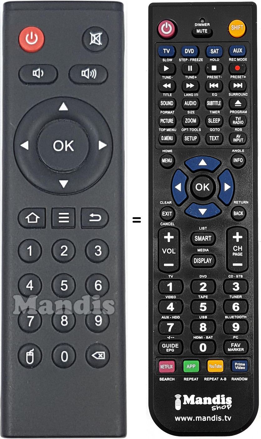 Telecomando equivalente REMCON2141