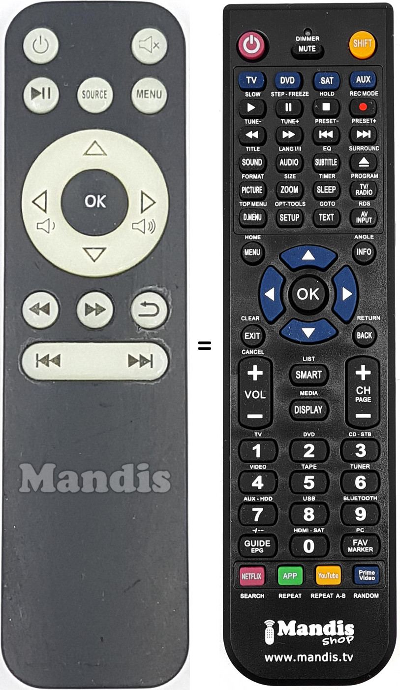 Telecomando equivalente REMCON2177