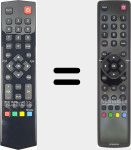 Telecomando originale RC 3000 E 02 (04TCLTEL0223)