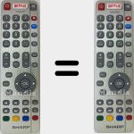 Telecomando originale (SH458) (SHW-RMC-0116)