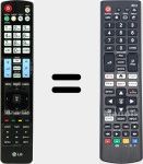 Telecomando universale Universal TV LG