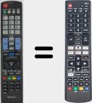 Telecomando universale Universal TV LG