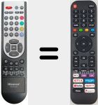 Telecomando universale Universal TV Hisense