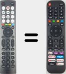 Telecomando universale Universal TV Hisense