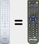 Telecomando sostituto di RC-1020 (00D3991027005)