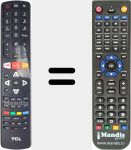 Telecomando sostituto di 06-IRPT53-A001